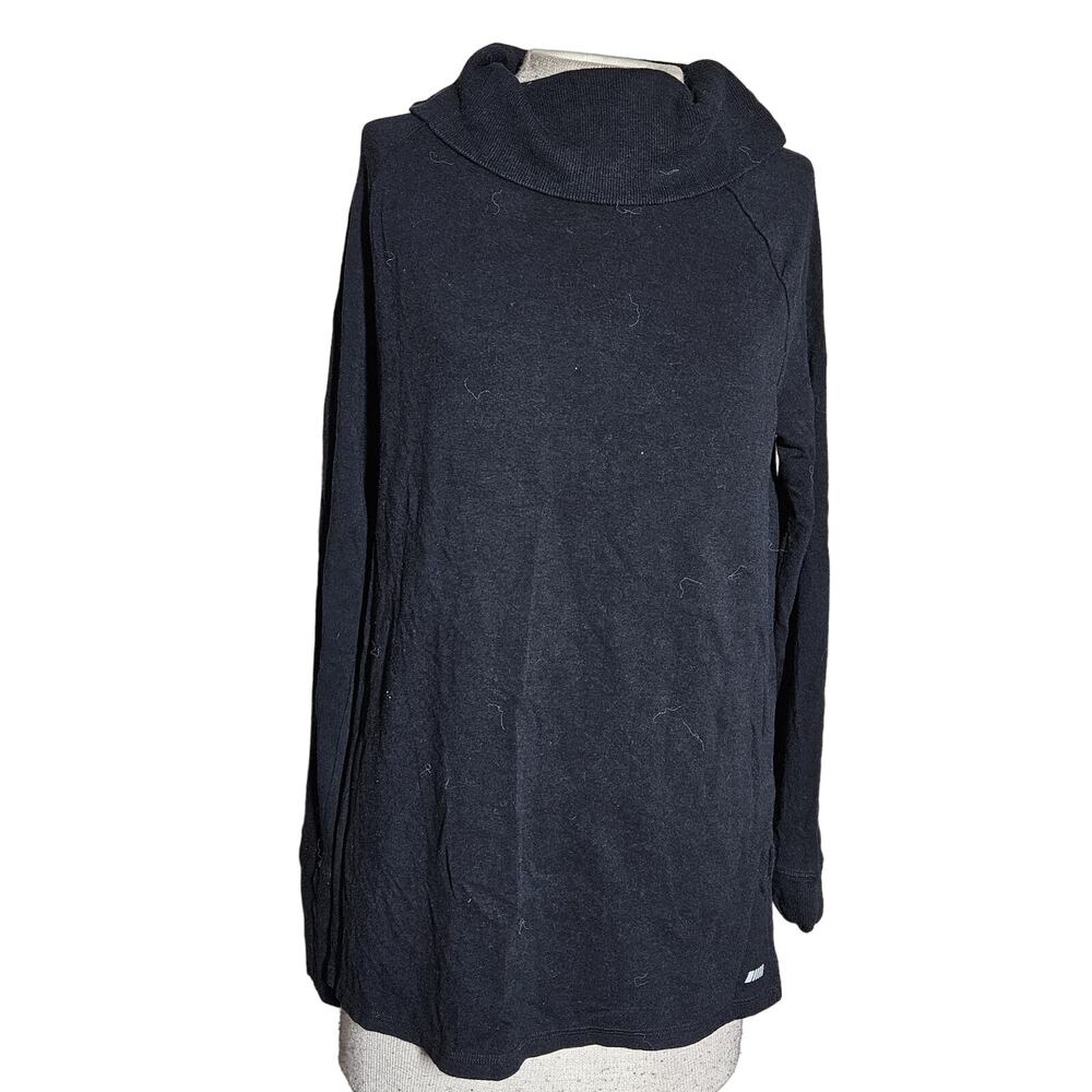 Black Oversized Turtleneck Sweater Size Small